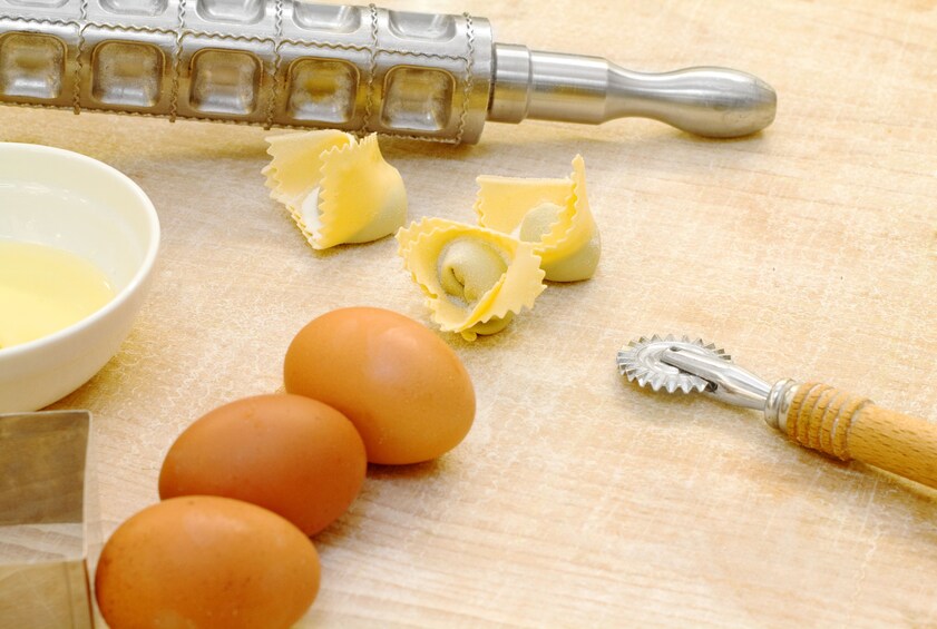 Show item 2 of 6. Lezione di Ravioli liguri a casa dello chef