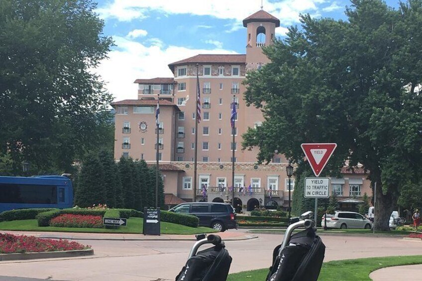 You glide past the fabulous Broadmoor Hotel and other famous landmarks in the neighborhood. 