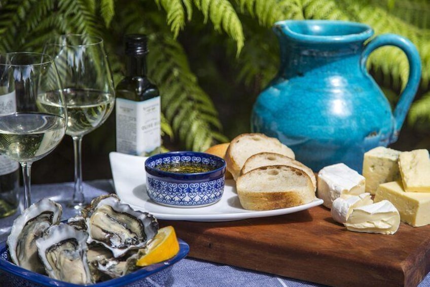 Waiheke Oysters, Olive Oil and Wine 