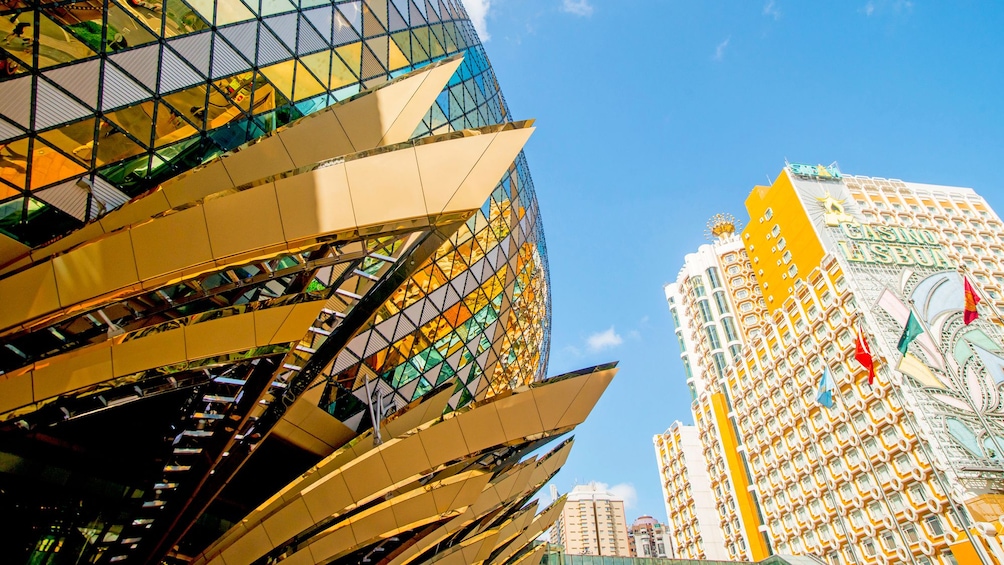 Show item 2 of 5. the glass dome of the Grand Lisboa building in Macau