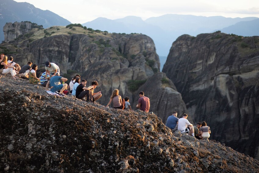 From Athens: Meteora Full-Day Trip by Bus, including Hermit Caves
