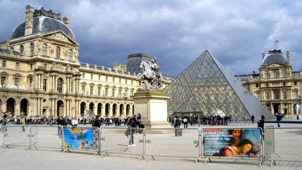 visiting the Louvre in Paris