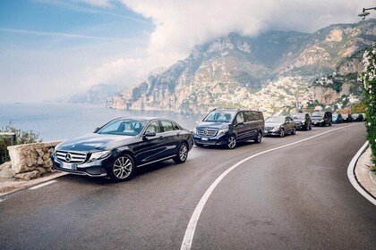 Private transfer from the Amalfi Coast to Naples, by car or minivan