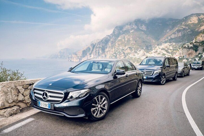 Private transfer from the Amalfi Coast to Naples, by car or minivan