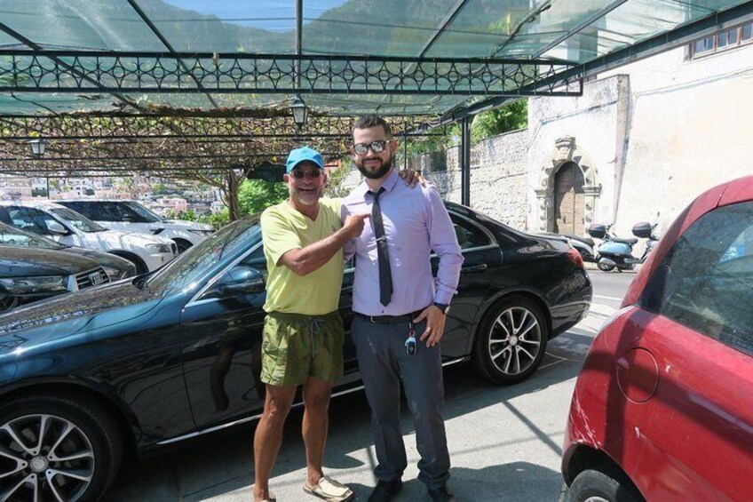 Private transfer from the Amalfi Coast to Naples, by car or minivan