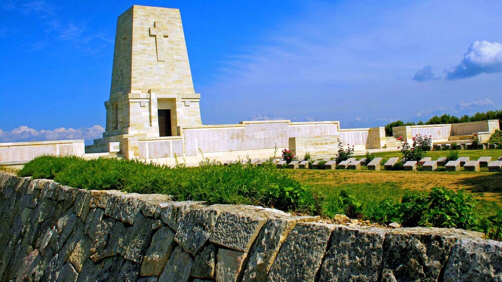 visiting the Gallipoli memorial in Istanbul