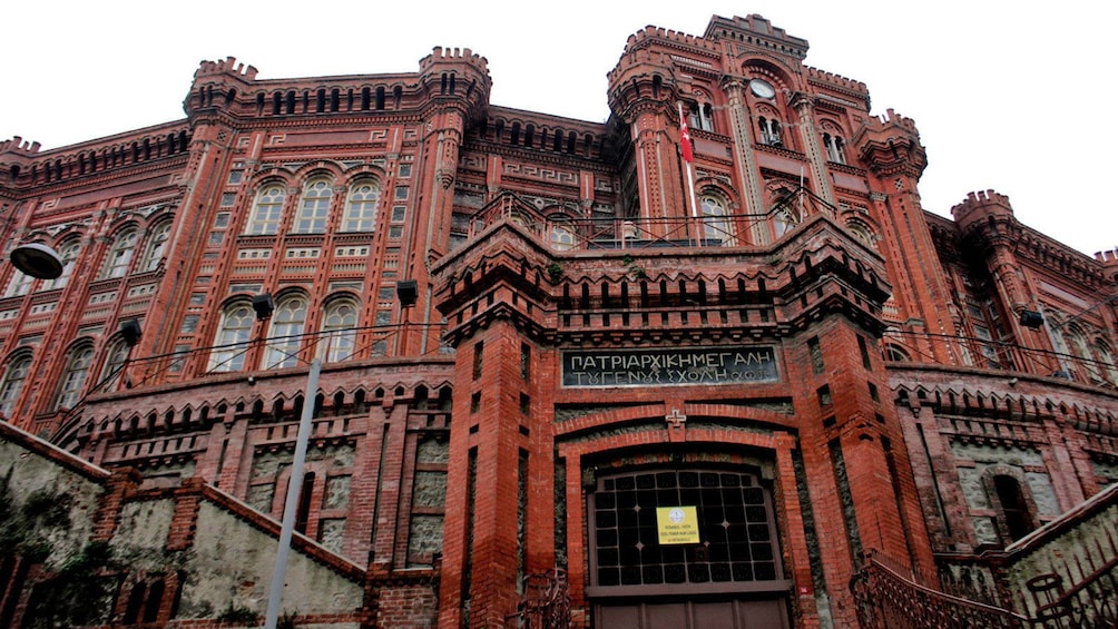 a red brick religious building in Istanbul