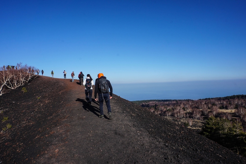 Trekking Etna, caves and craters