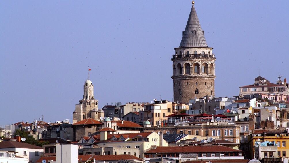 Galata Tower and city in Istanbul