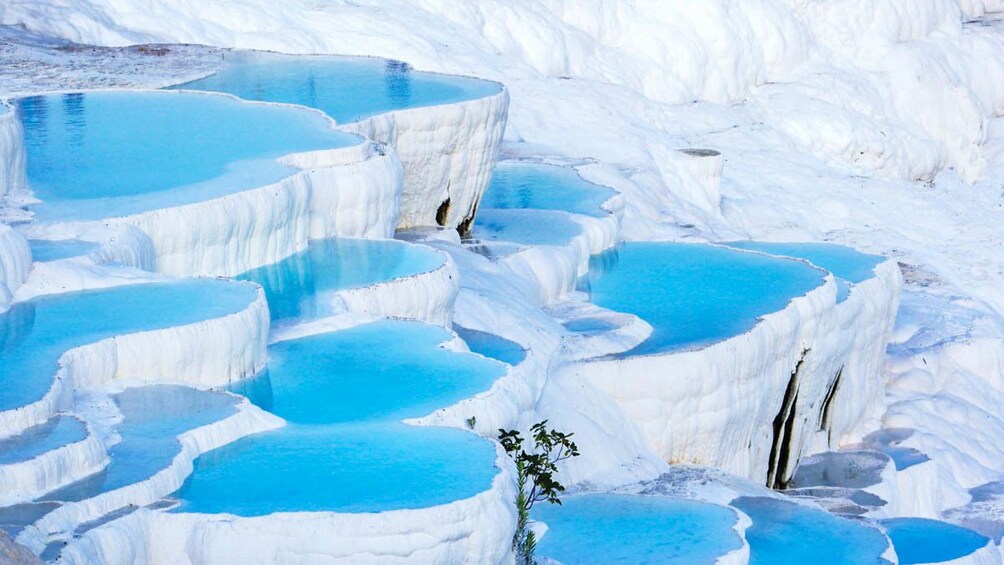 Pamukkale during the day.