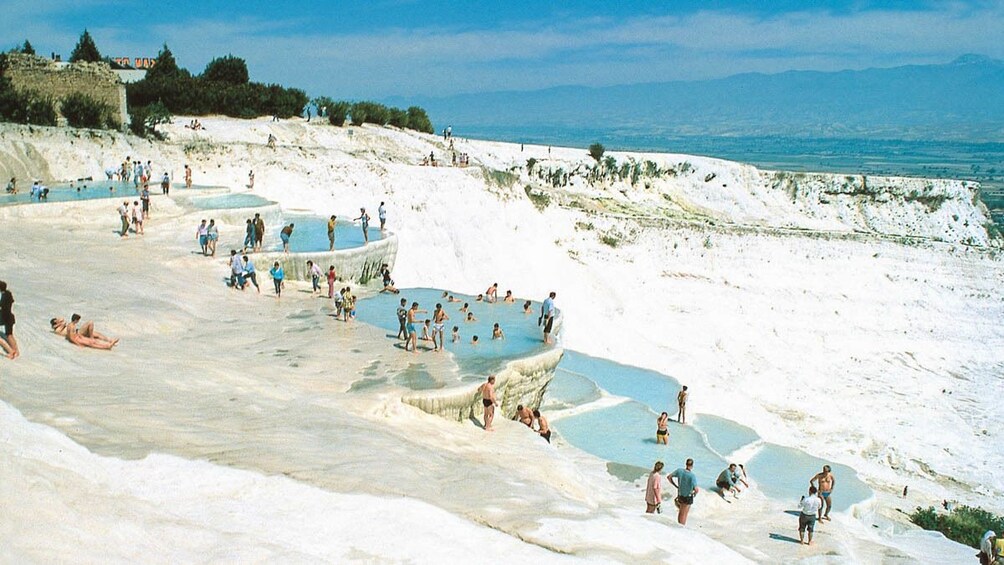 Pamukkale during the day.