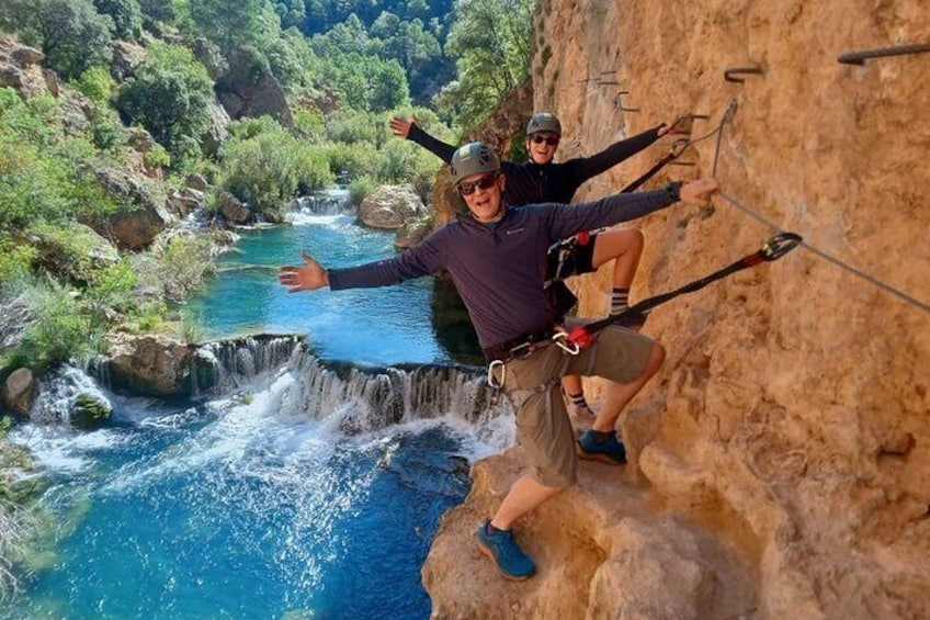 Via Ferrata Adventure in Madrid with Transport