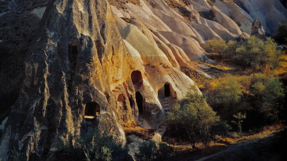 Dwellings at Cappadocia in turkey