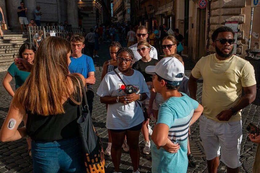 About to enter the Church of Sant'Ignazio