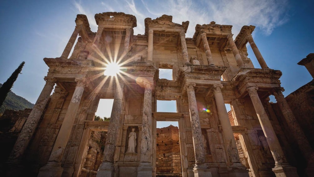 Library of Celsus ruins.