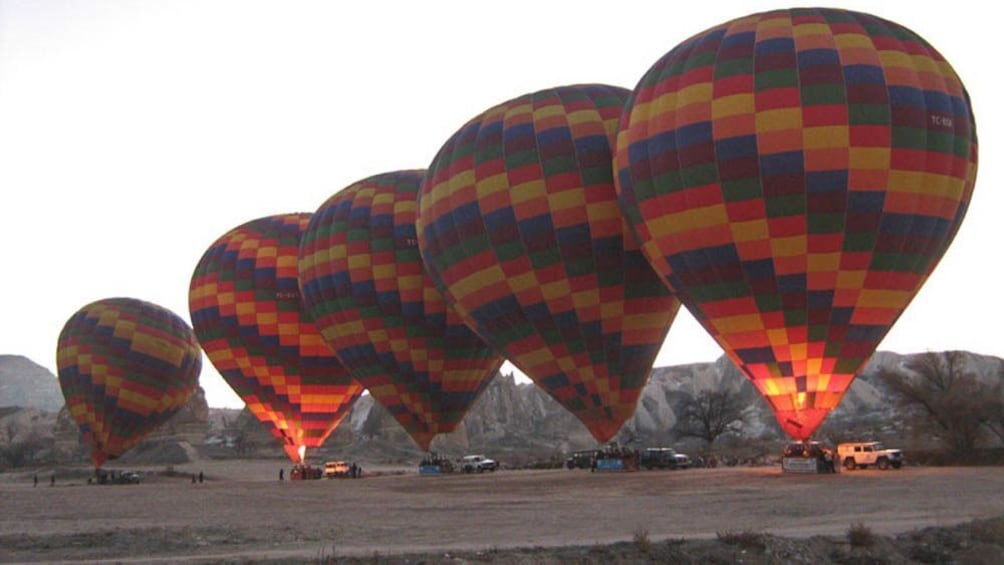 Sunrise Hot Air Balloon Flight with Champagne & Transportation