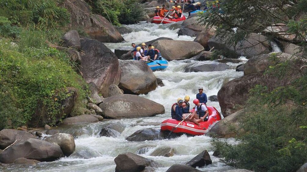 Rafting 5km, ATV 30 Mins, Fly Fox & Jungle Tour From Phuket