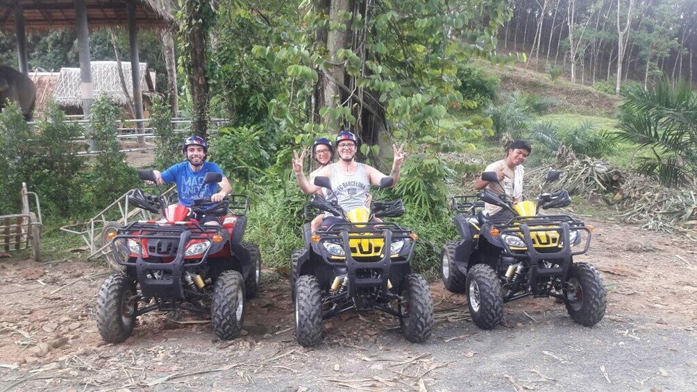 Rafting 5km, ATV 30 Mins, Fly Fox & Jungle Tour From Phuket