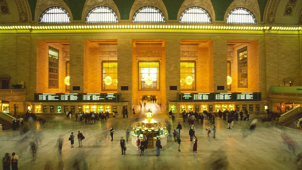 Interior view of Grand Central Station.