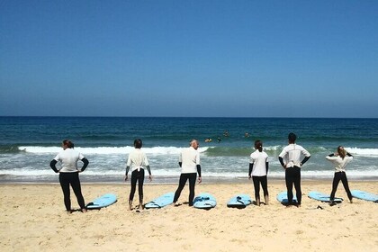 Shared Surfing Lesson at Praia da Rocha