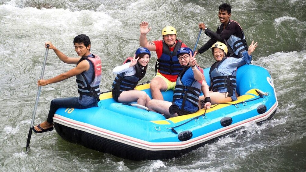 Rafting 5km, Zip Line 18 Station and Jungle Tour From Phuket