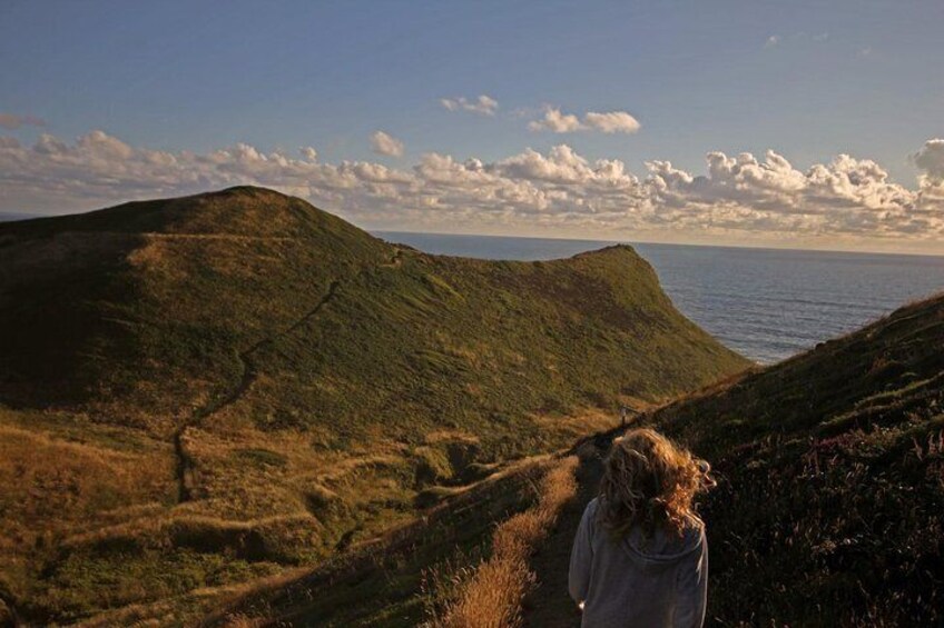 Guided walk on the remote and wild North Cornish coast
