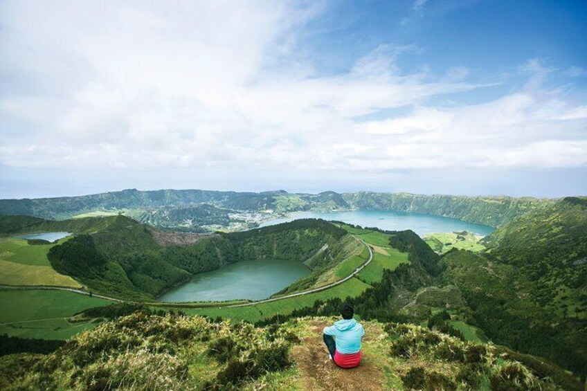 Best view over the all crater (Sete Cidades)