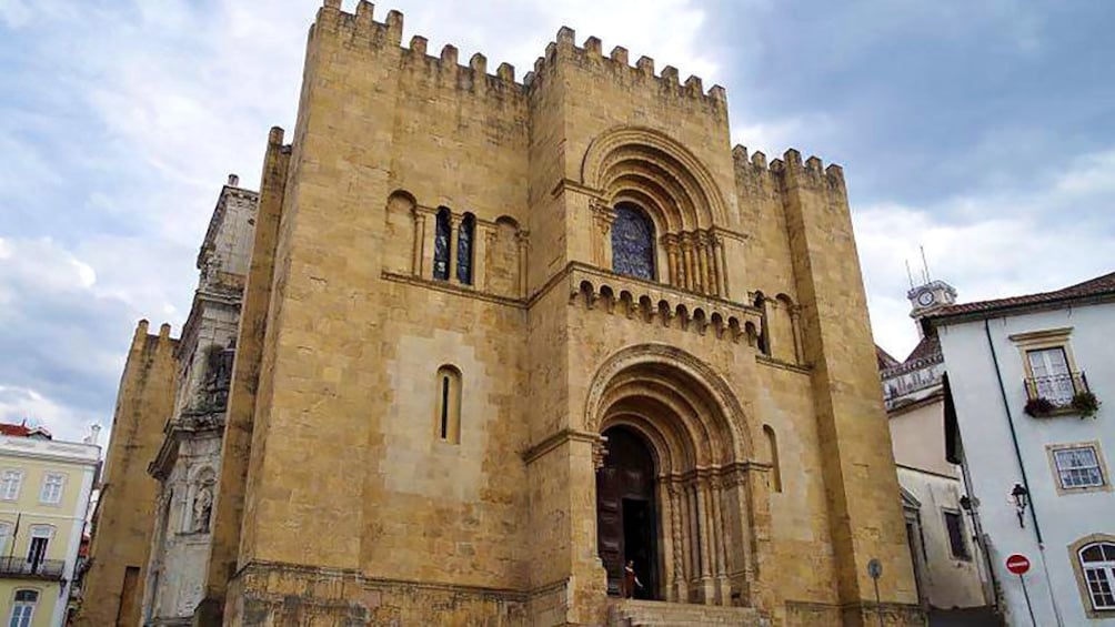 an old cathedral in Porto