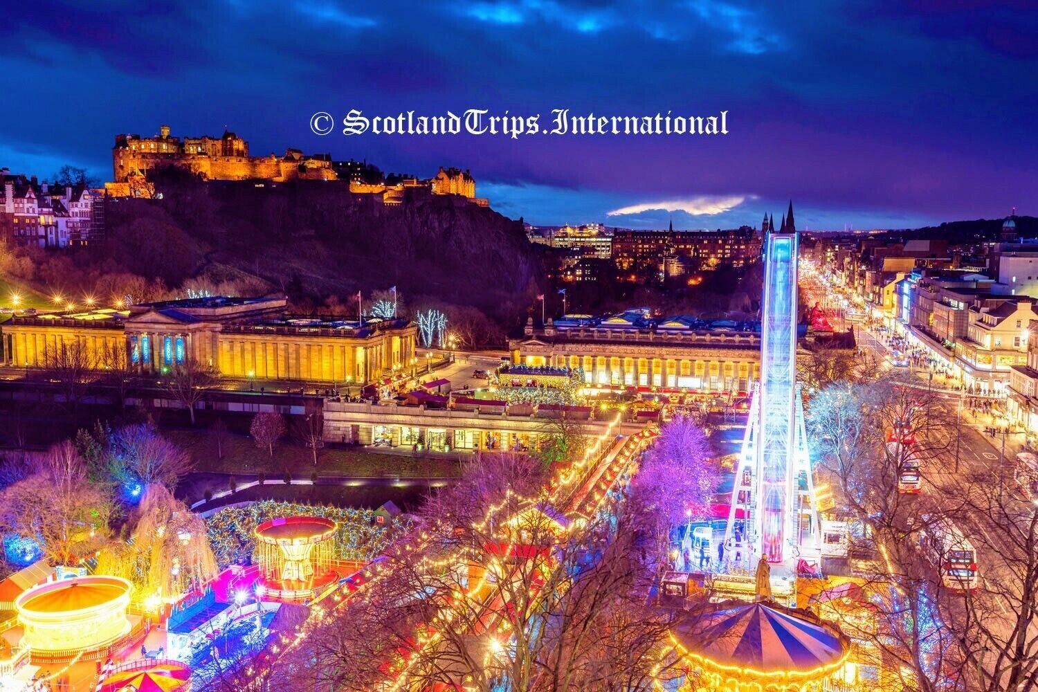 TOUR CHRISTMAS IN SCOTLAND & EDINBURGH; HOGMANAY!