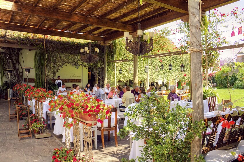 Larco museum with lunch at Café del Museo restaurant 