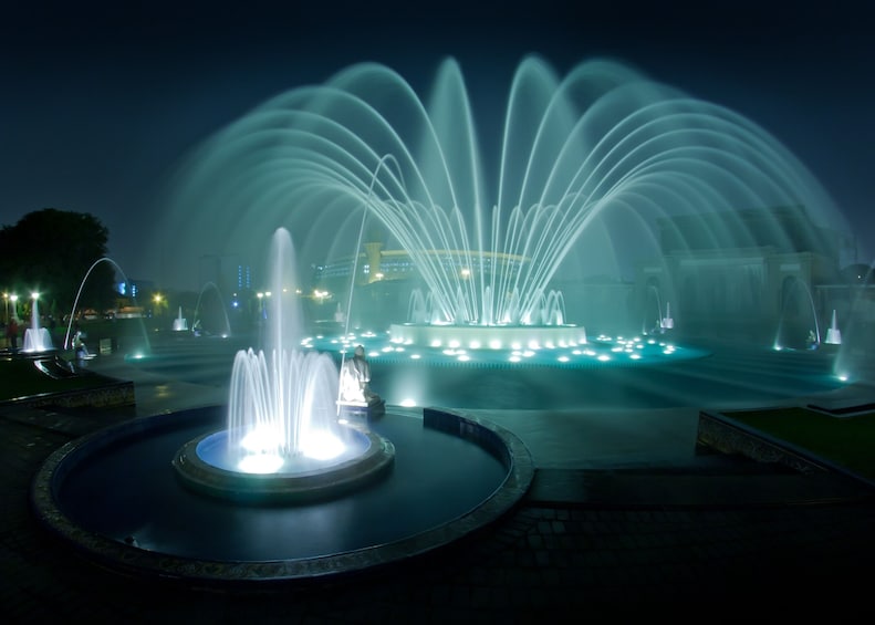 Night Private Tour to the Art Museum MALI & Magic Water Circuit