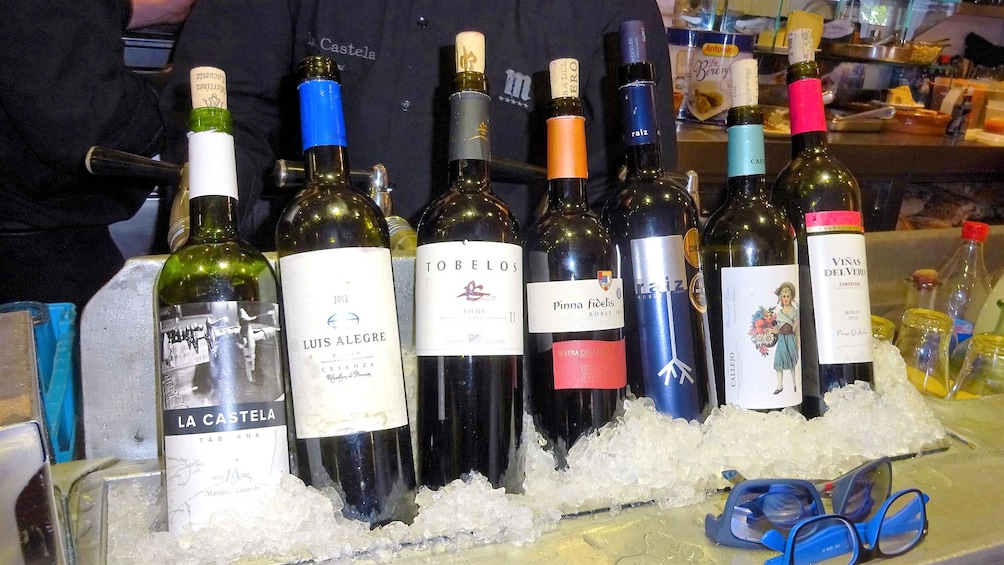 Show item 3 of 7. a row of iced wine in Madrid