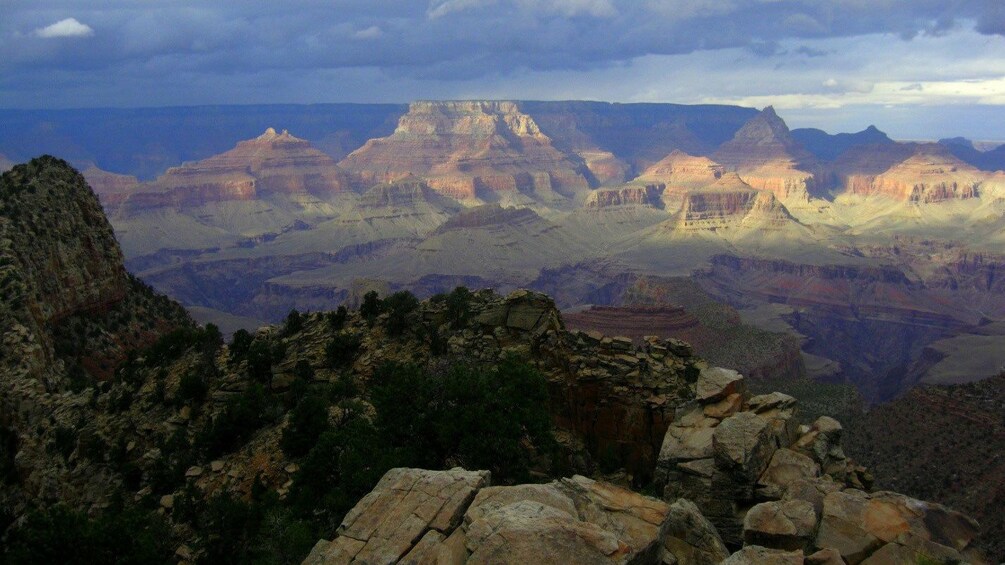 View from the edge of the Grand Canyon
