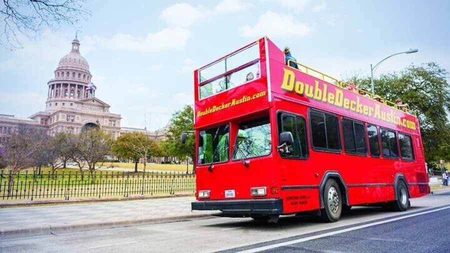 Double Decker Austin Single Loop Sightseeing Tour