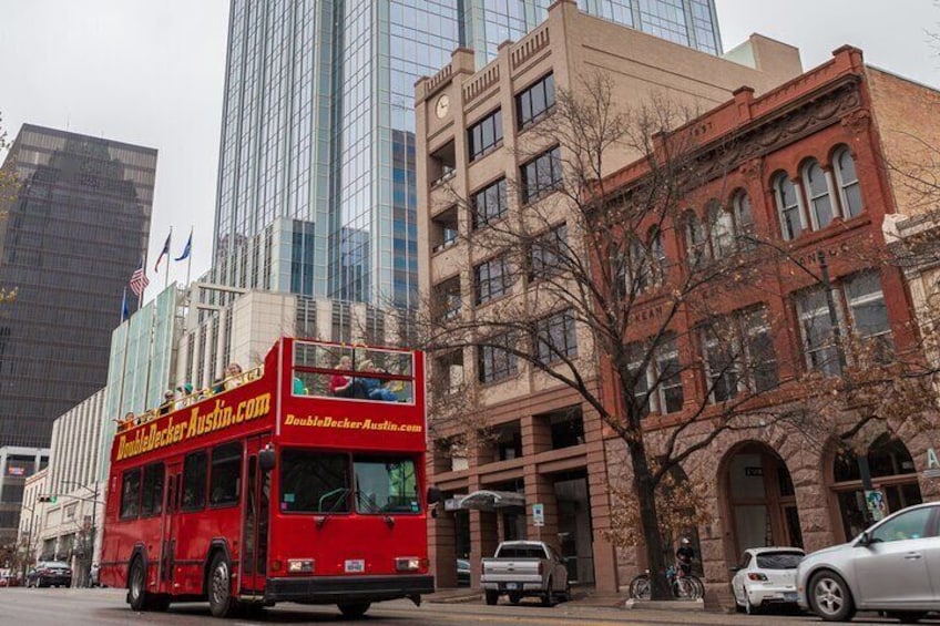 Double Decker Austin Single Loop Sightseeing Tour