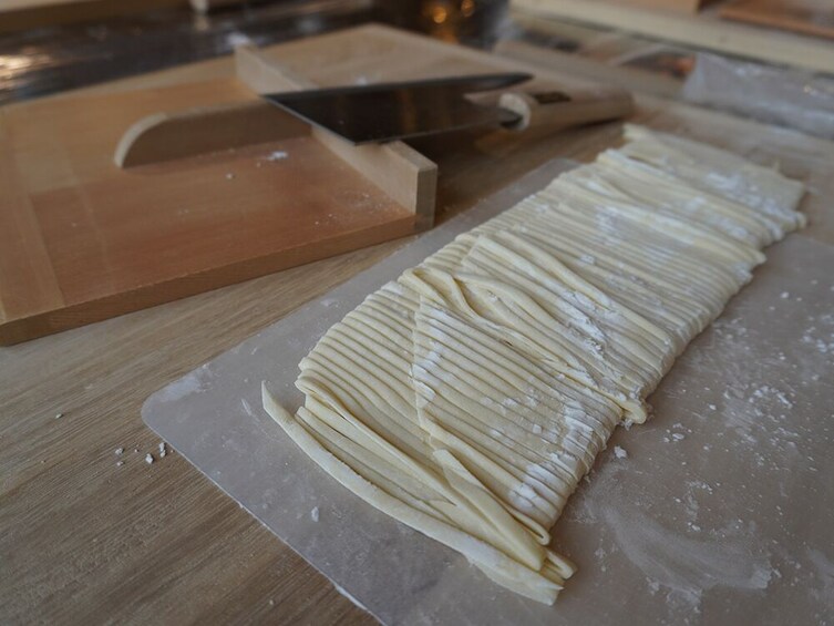 Show item 2 of 7. Experience making Japanese soul food udon noodle in nature