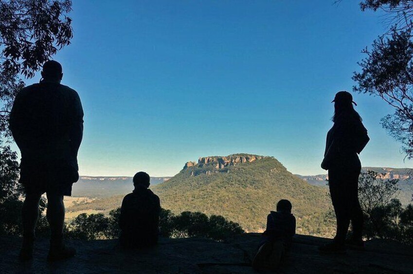 Panoramic views across the Wolgan Valley