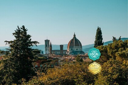 Walking on Florence Hills and Tuscany