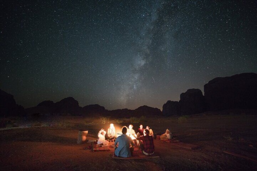  Private Lawrence of Arabia Wadi Rum Overnight Bedouin Experience from Aqaba 