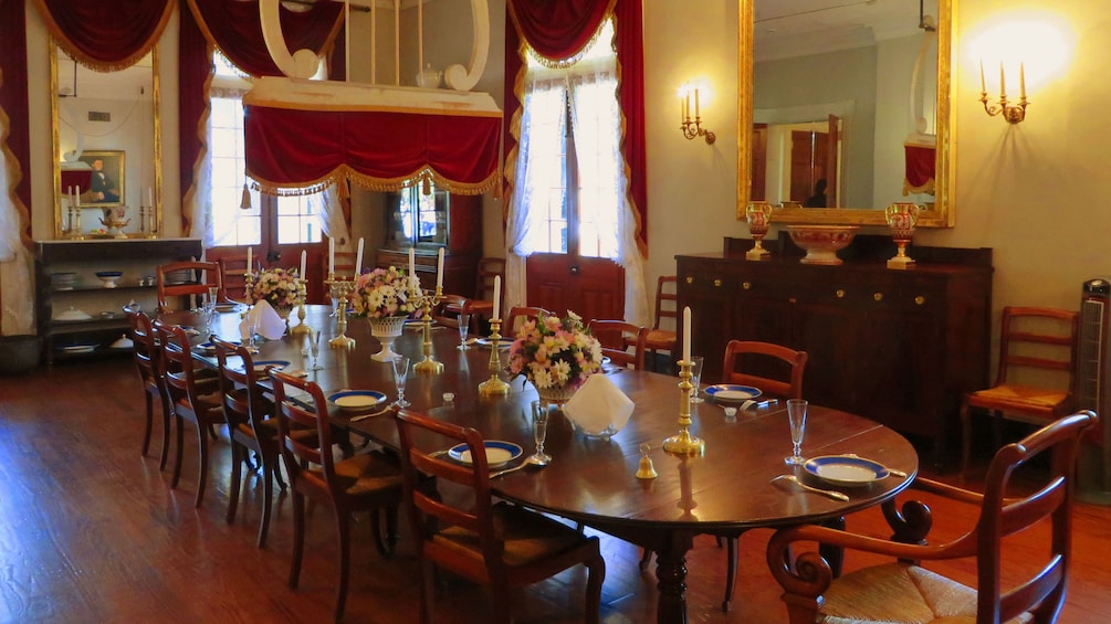 interior dining area in new orleans