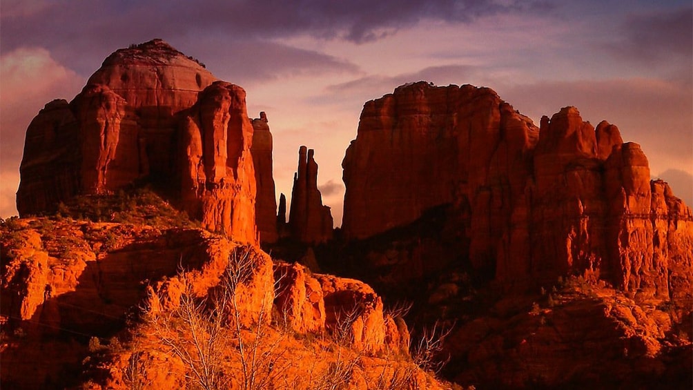 Stunning panoramic view of Sedona 