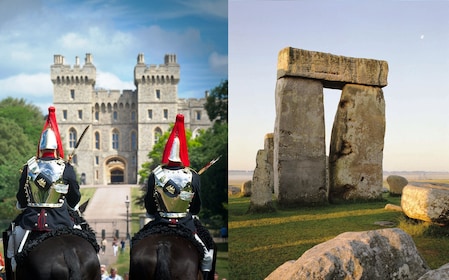 Tour di un giorno al Castello di Windsor, Stonehenge e Bath con una guida e...