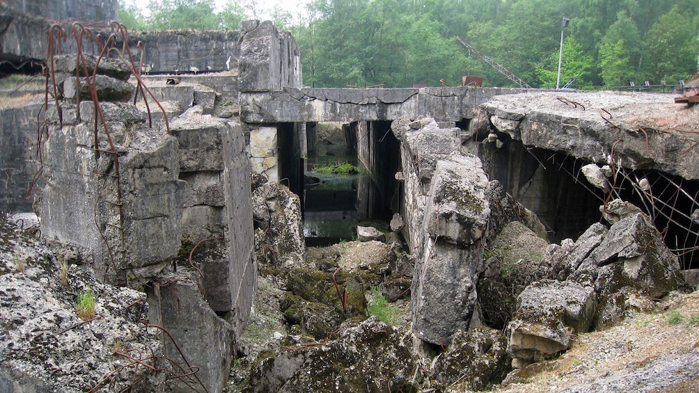 Show item 4 of 4. Cement ruins