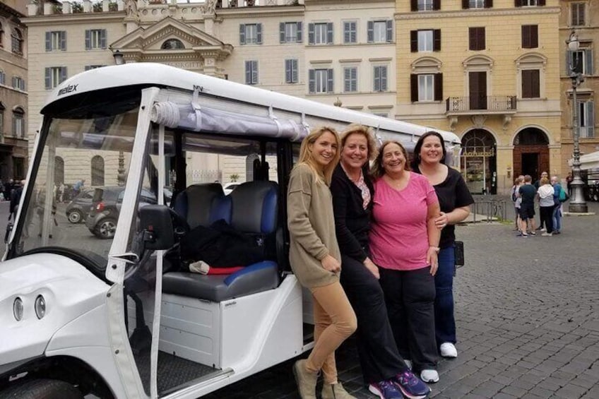 Rome by golf-cart private tour