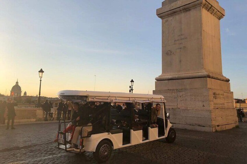 Rome by golf-cart private tour