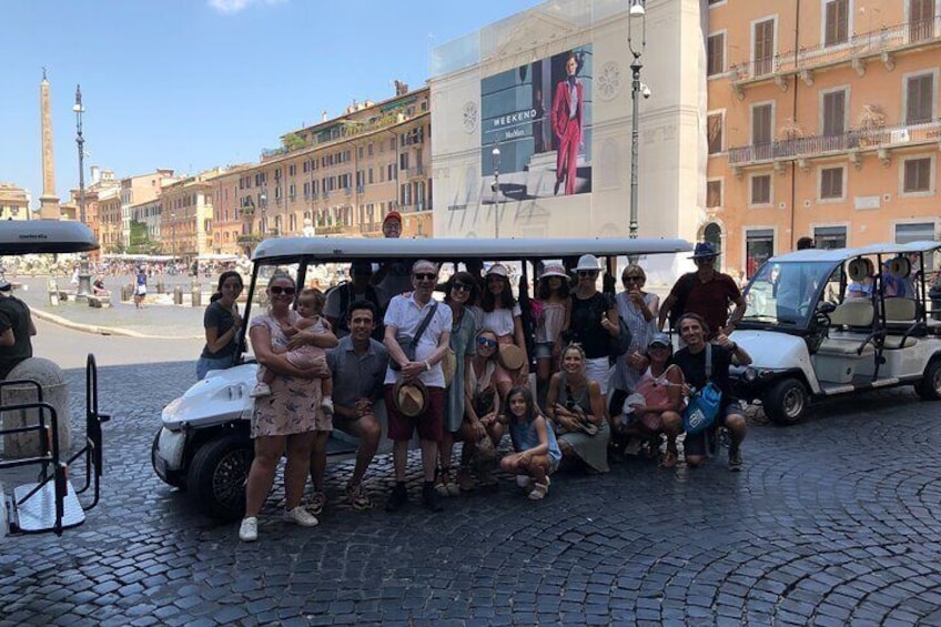 Rome by golf-cart private tour