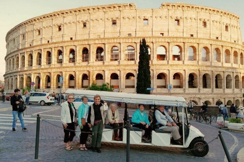 Rome by golf-cart private tour