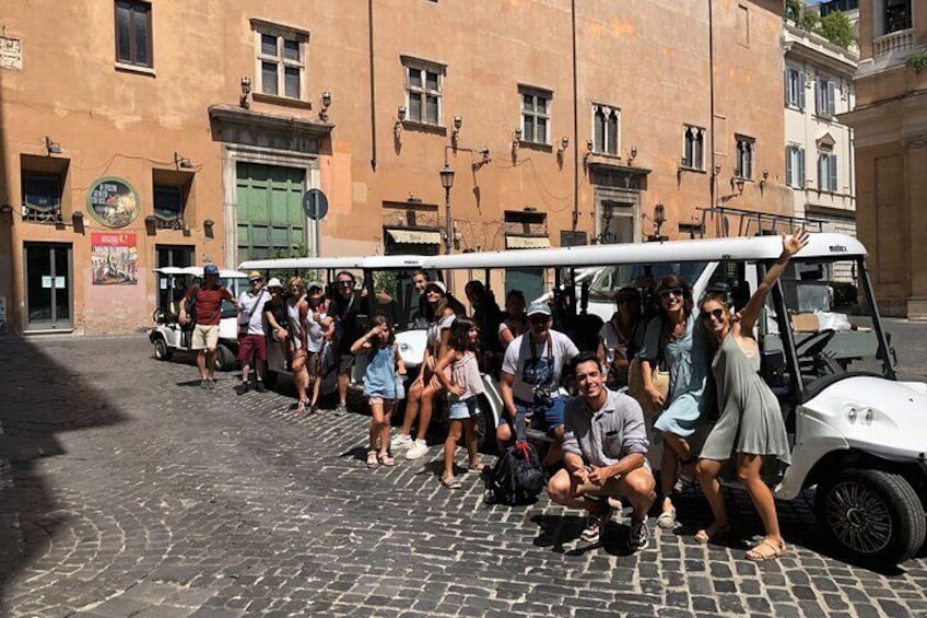 Rome by golf-cart private tour