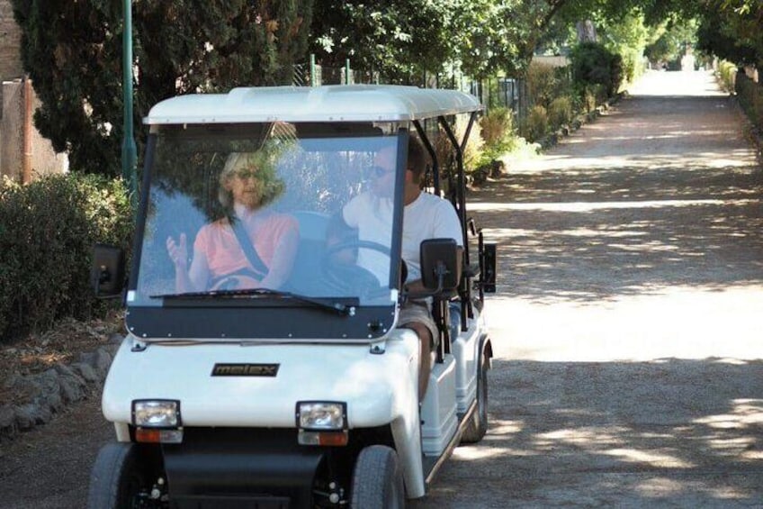 Rome by golf-cart private tour