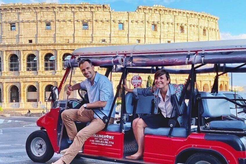 Rome Highlights by Golf Cart: Private Tour